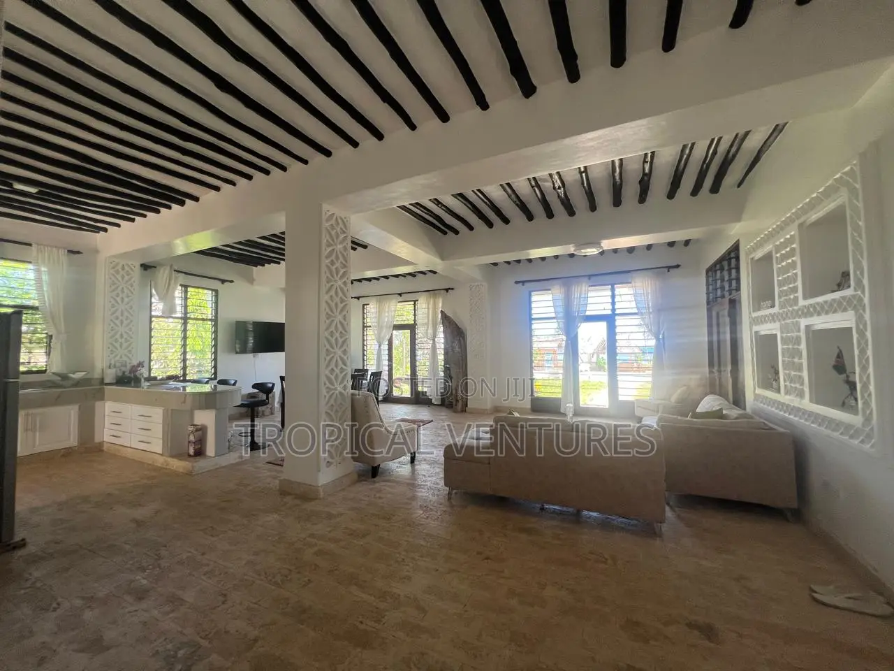 Furnished 4bdrm Villa in Msambweni Beach, Diani for sale in Diani