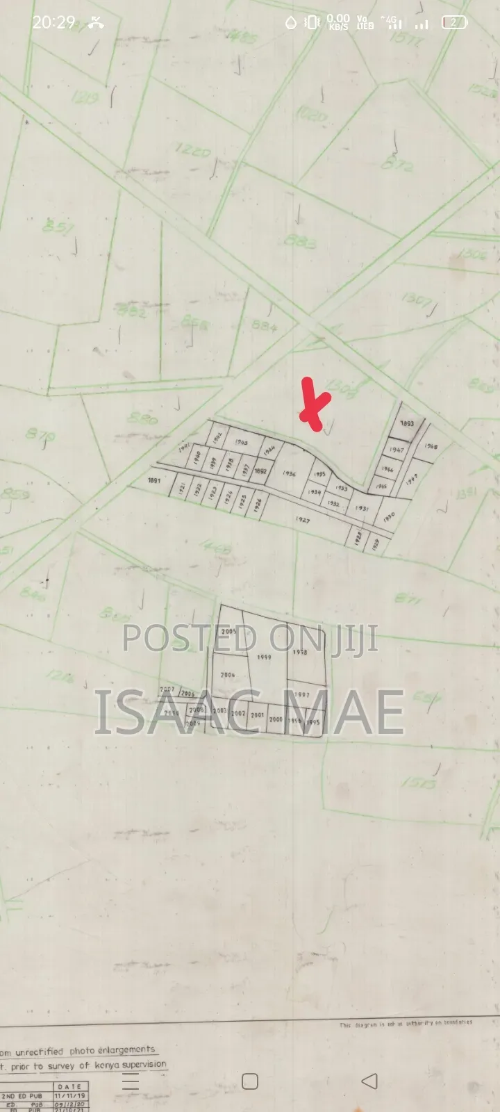 4 Acres for Sale at Malindi Sosobora Area Per Acre in Jilore