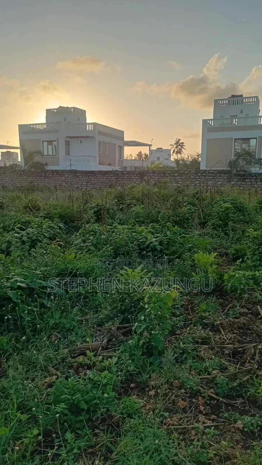 Almost 1 Acre Plot T Galu Beach or 3500 Square Metres in Size on Sale in Ukunda