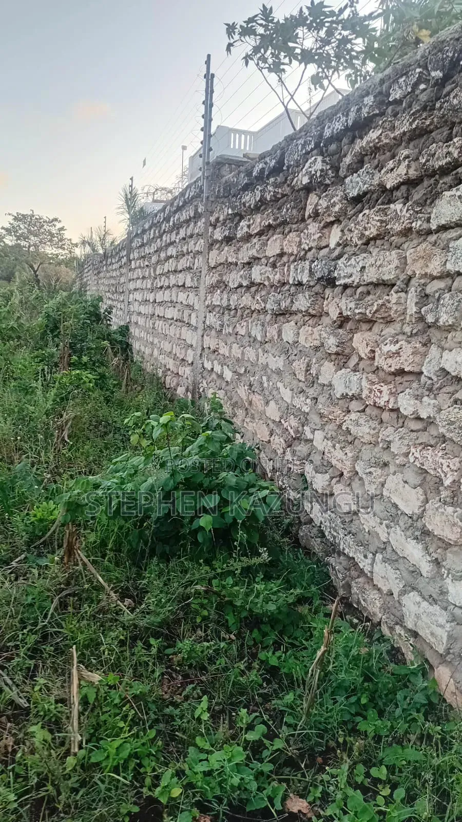 Almost 1 Acre Plot T Galu Beach or 3500 Square Metres in Size on Sale in Ukunda