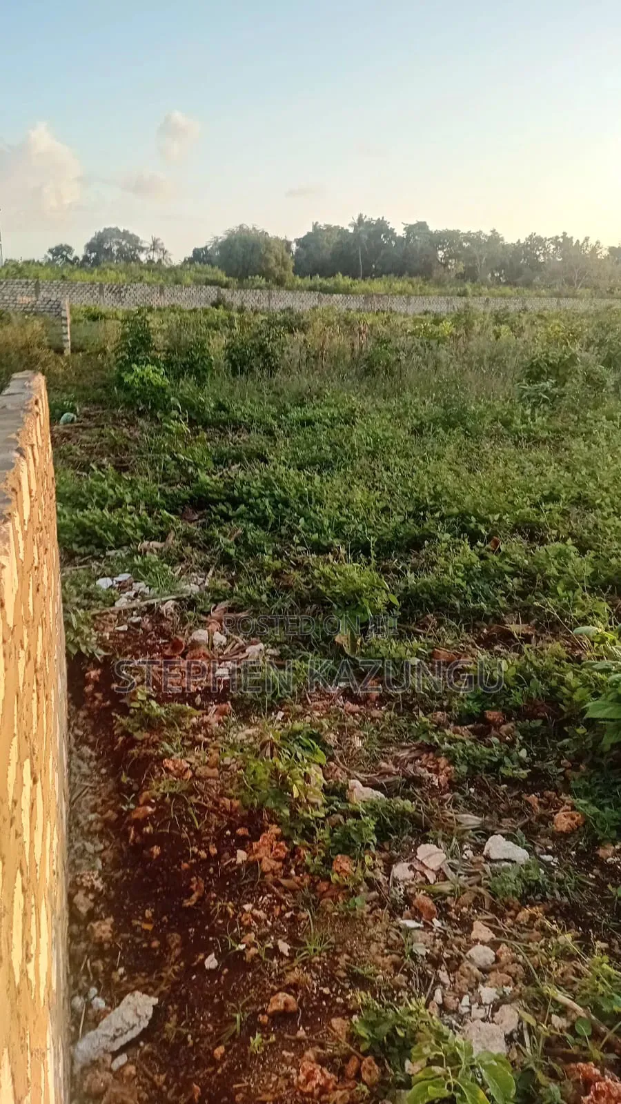 Almost 1 Acre Plot T Galu Beach or 3500 Square Metres in Size on Sale in Ukunda