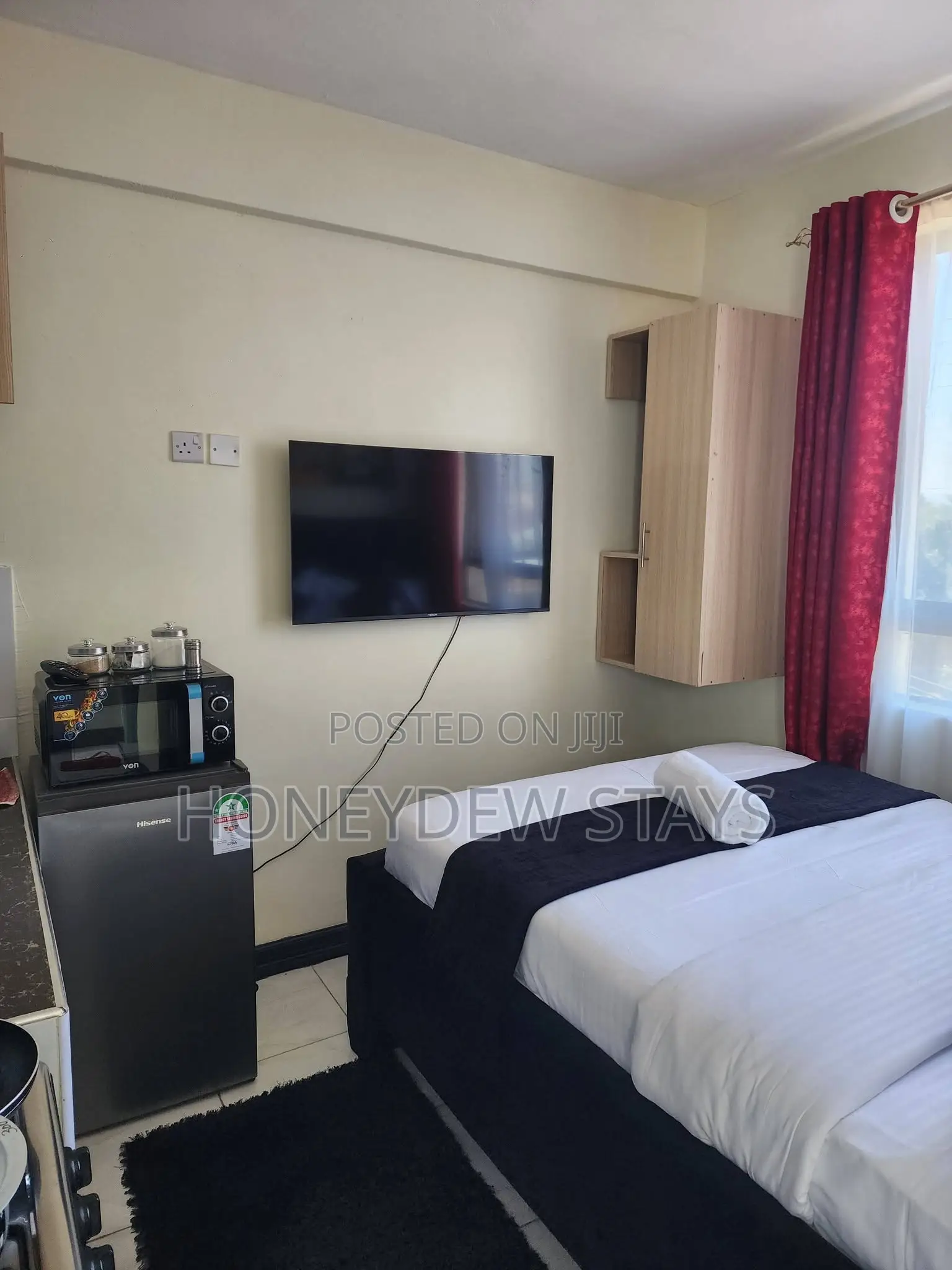 Furnished Studio AirBnB Available in Milimani Kisumu City in Market Milimani