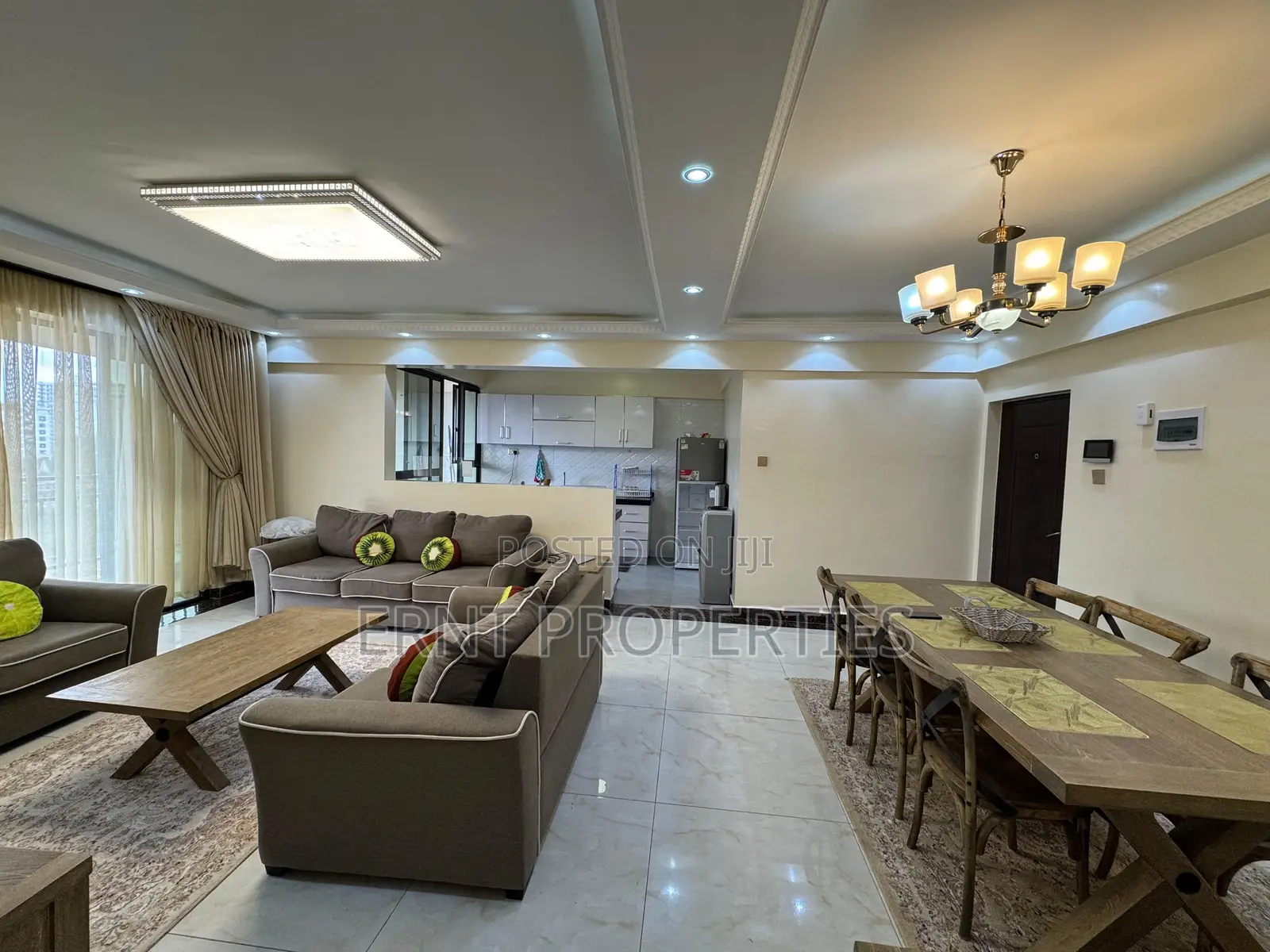 Furnished 3bdrm Apartment in Kilimani for rent in Kilimani