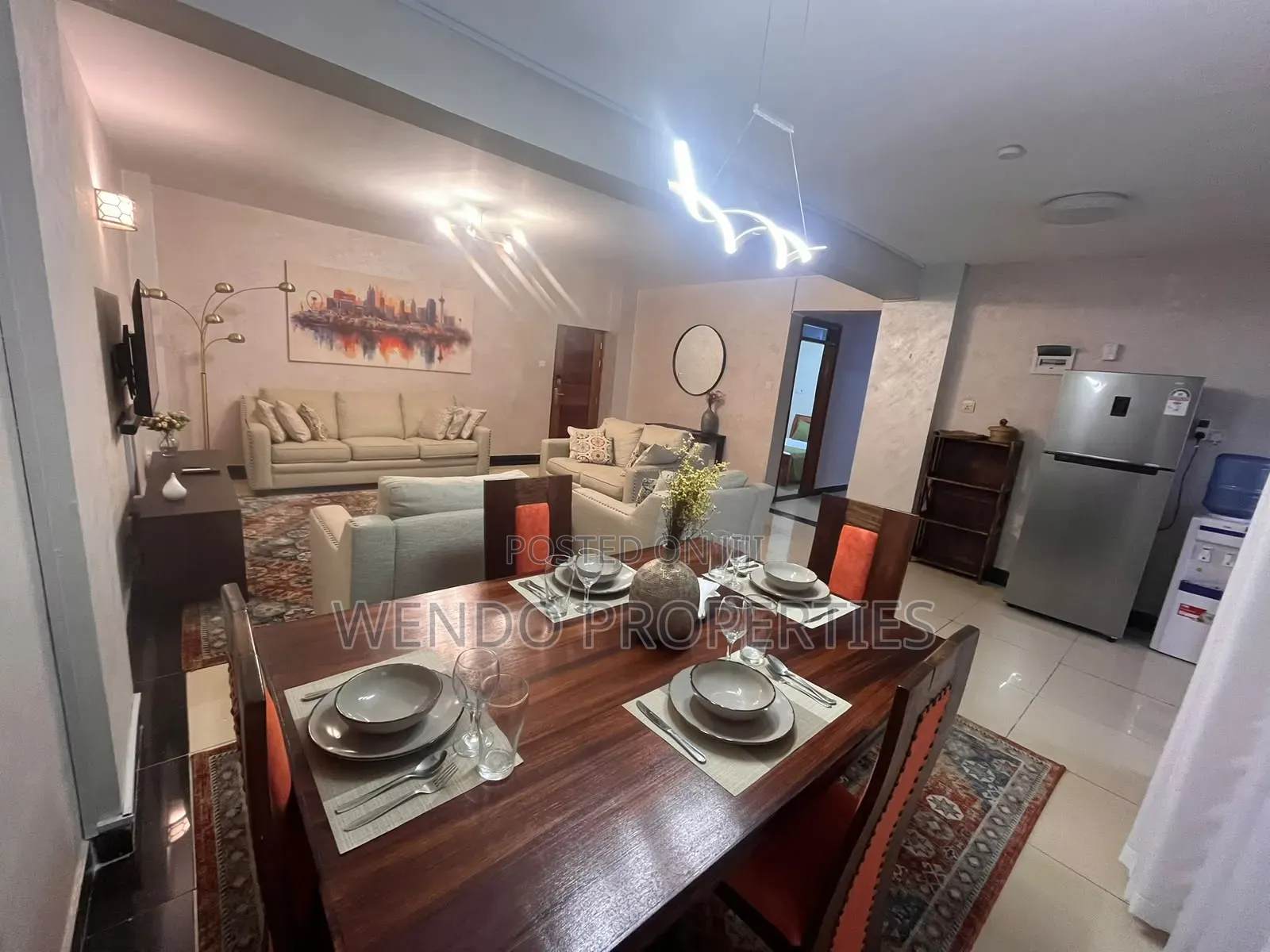 Furnished 4bdrm Apartment in Hurlingham for rent in Hurlingham
