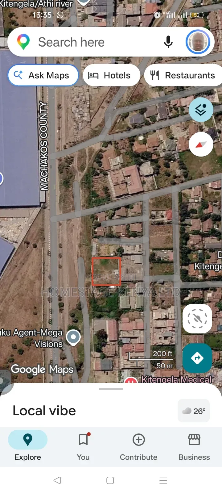 Kitengela Commercial Plot for Salw in Kitengela