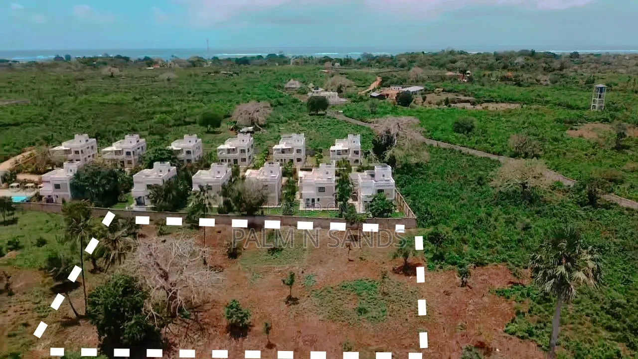 One Acre Second Row Beach Near Almond Ridge Diani in Diani
