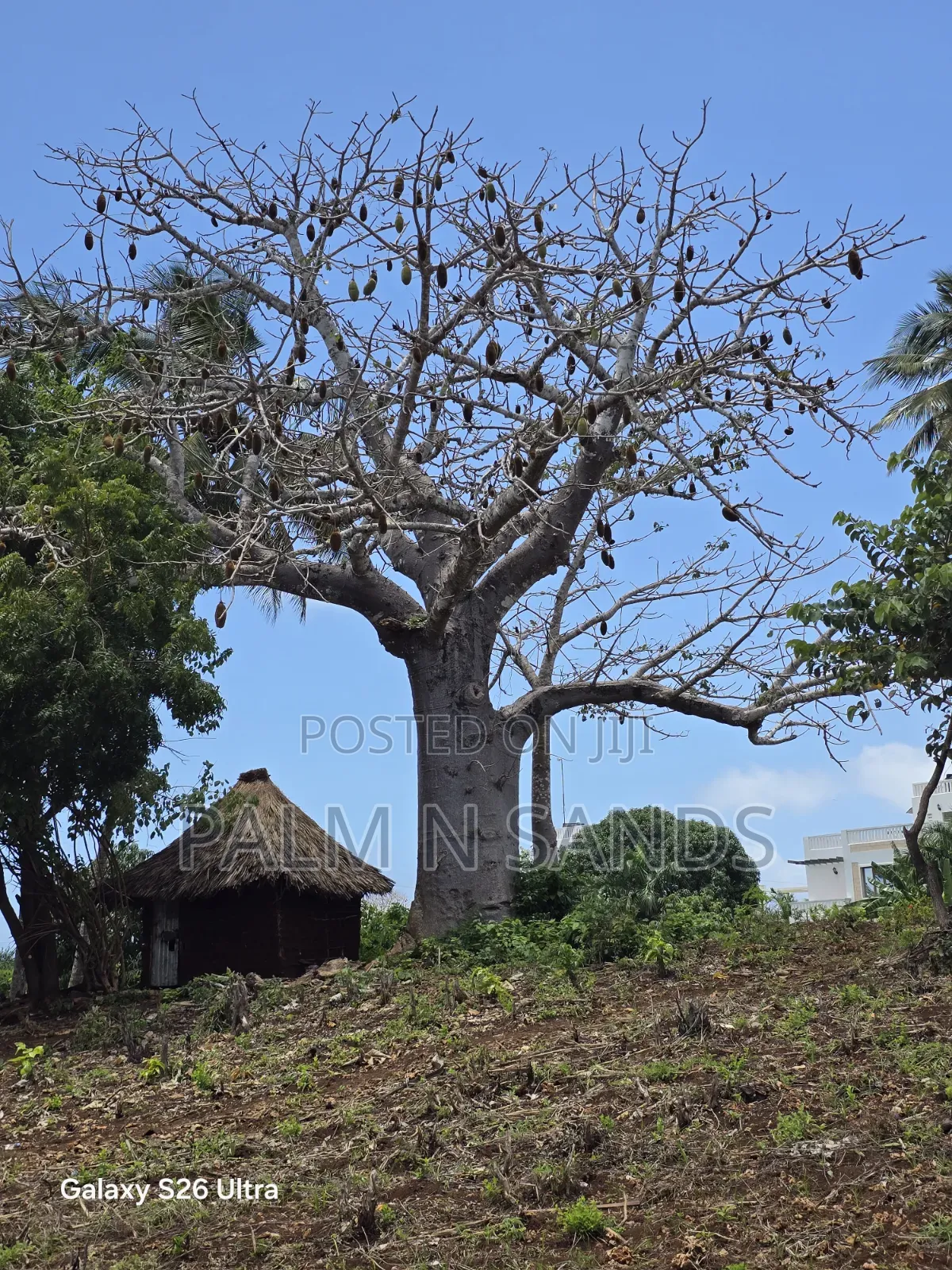 One Acre Second Row Beach Near Almond Ridge Diani in Diani