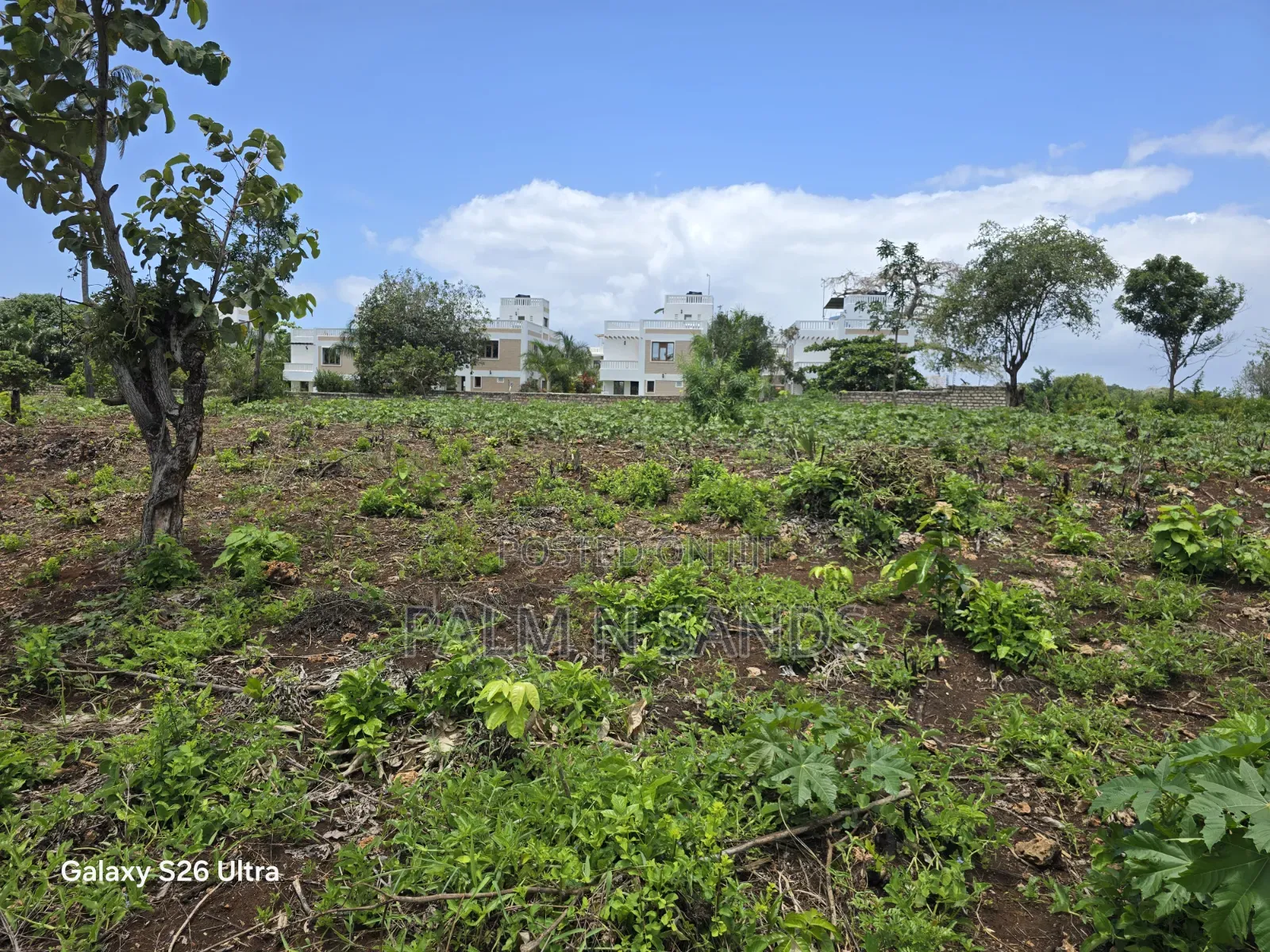 One Acre Second Row Beach Near Almond Ridge Diani in Diani