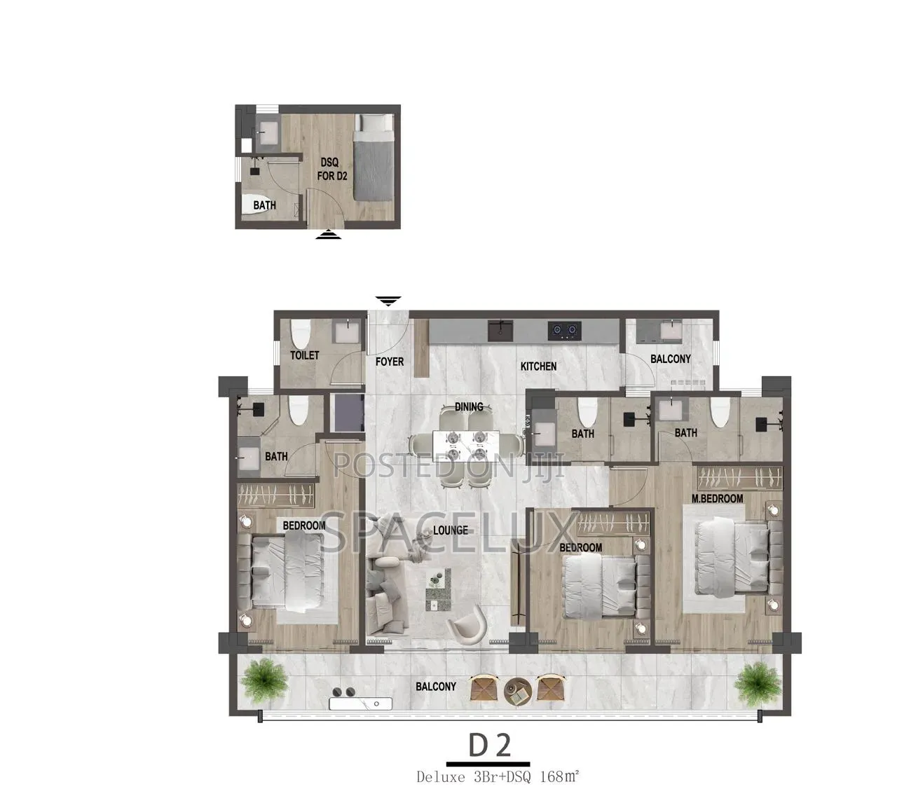 3bdrm Apartment in Versailles, Kileleshwa for sale in Kileleshwa