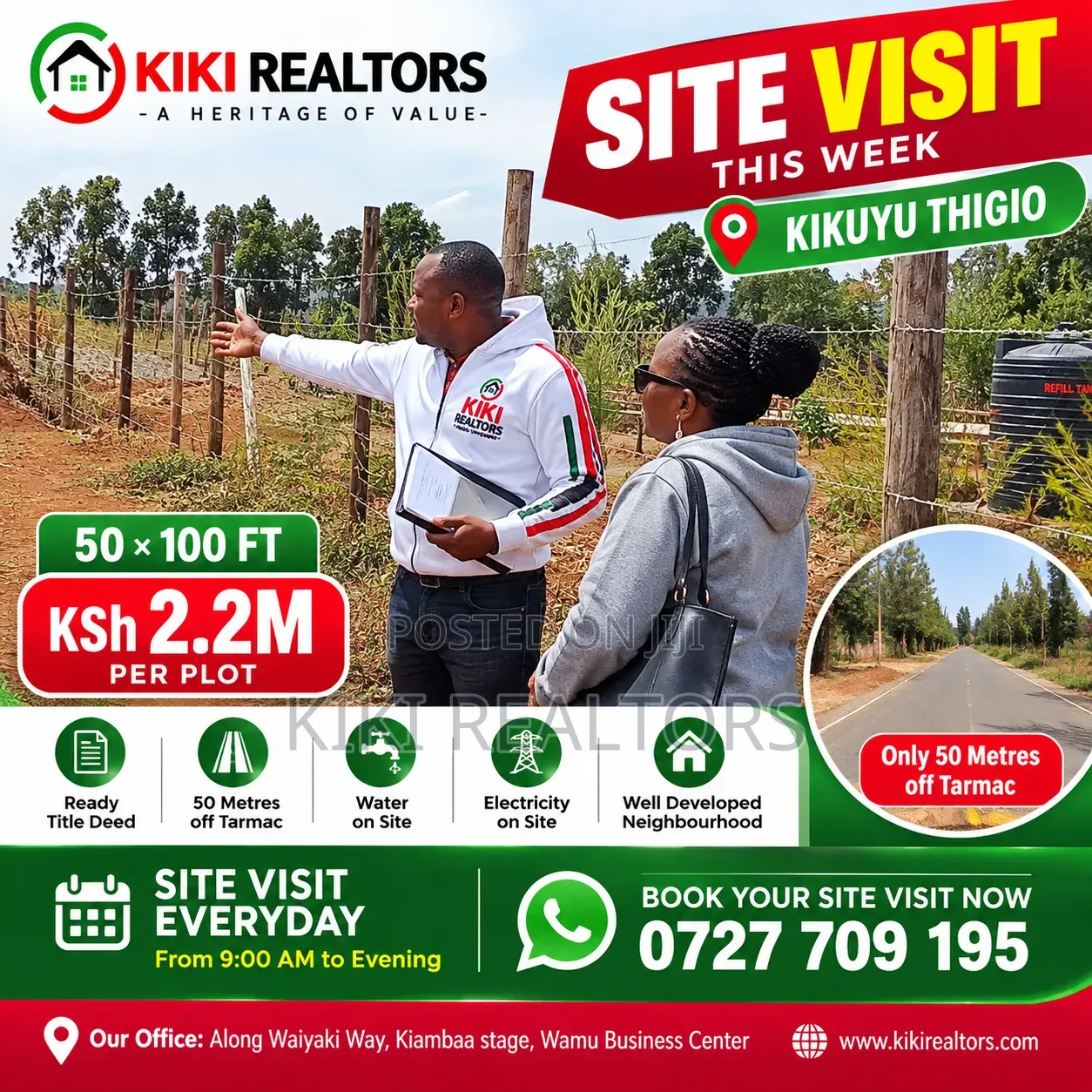 Kikuyu Plots for Sale Agent in Kikuyu