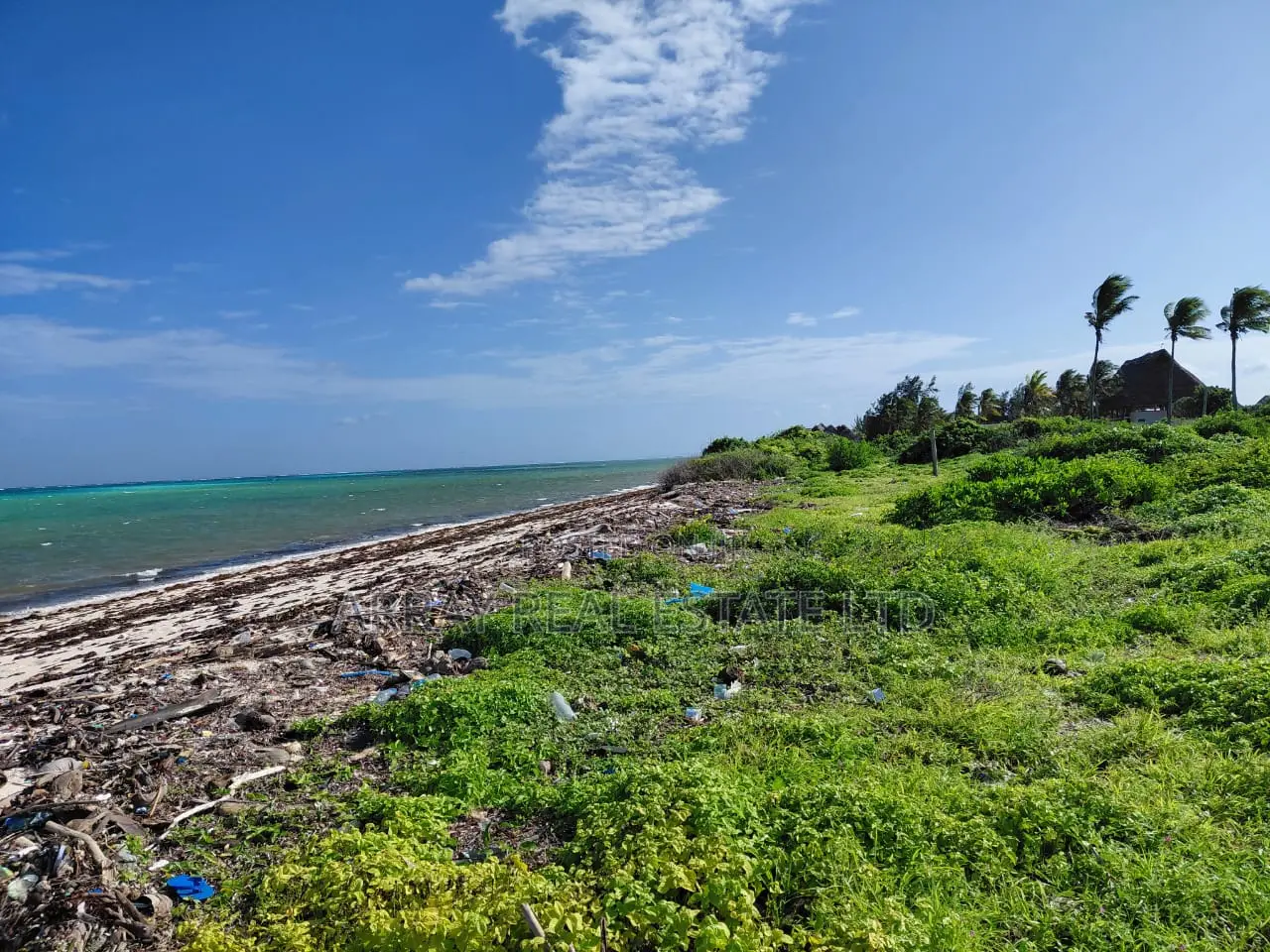 8 Acres Sandy Beachfront Land for Sale in Jacaranda, Watamu in Mtwapa