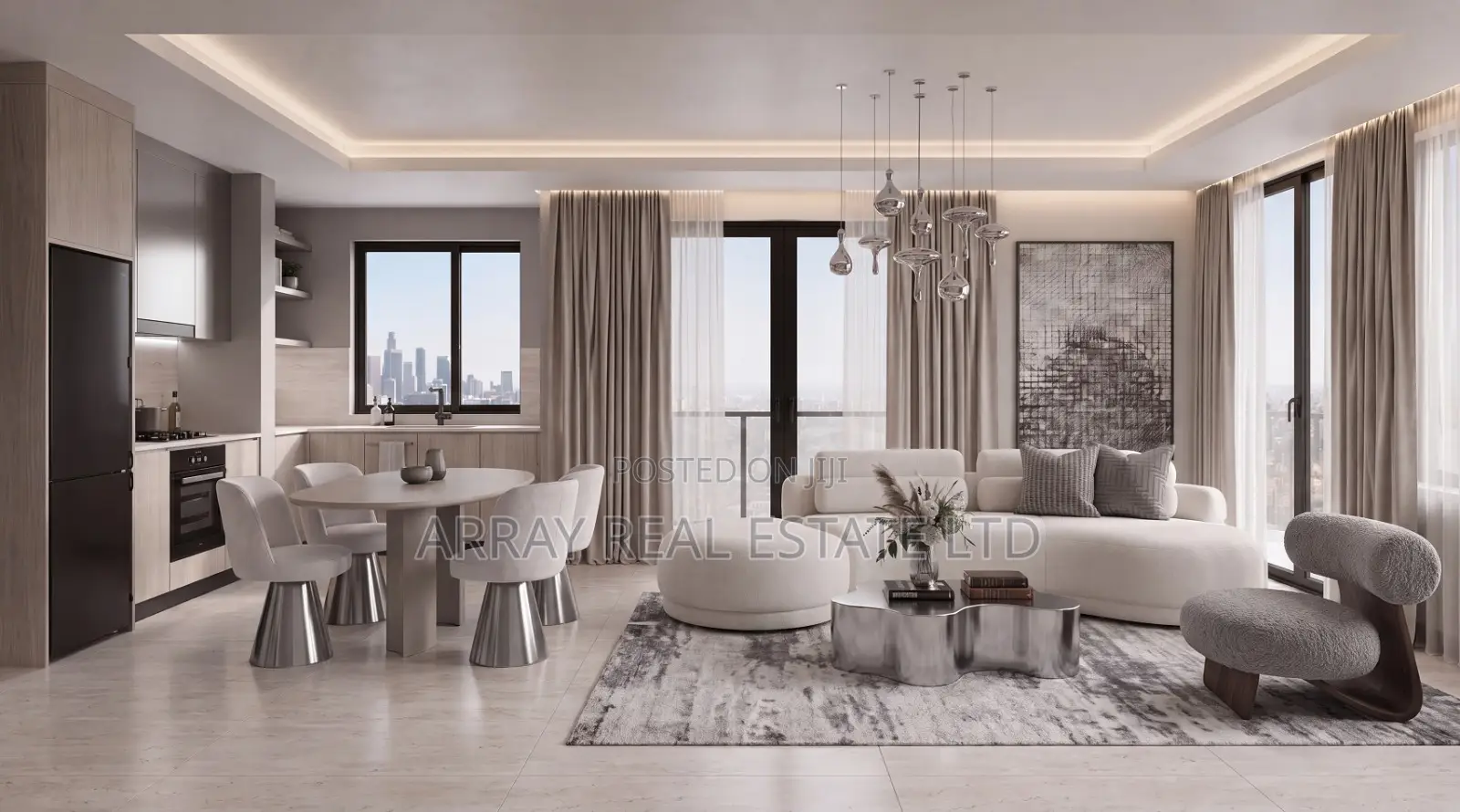 Furnished 1bdrm Apartment in Belmont Residences, State House Area in State House Area