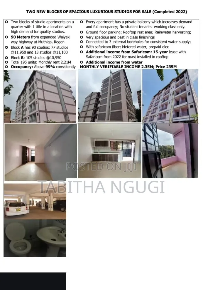1bdrm Block of Flats in Regen for sale in Regen