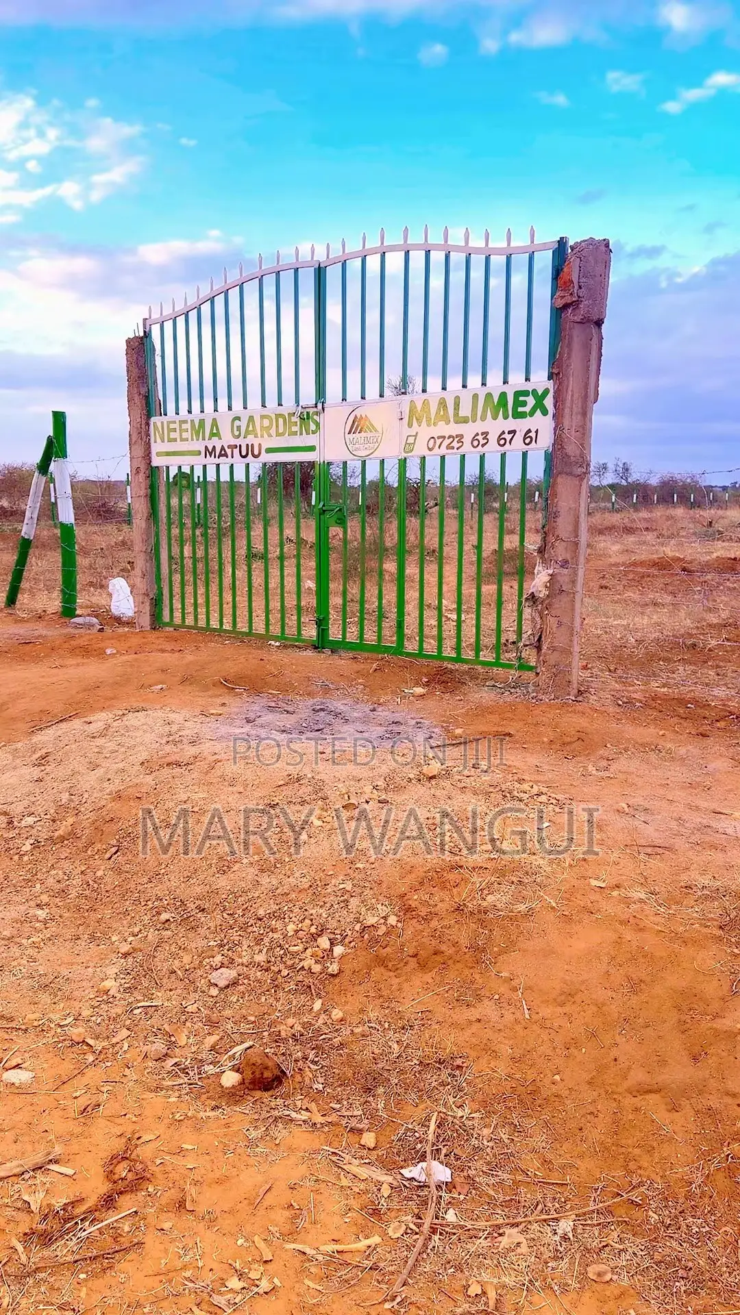 Dep 50K Balance 6 Months 50 by 100 Plots Matuu Kalundu Market in Matuu