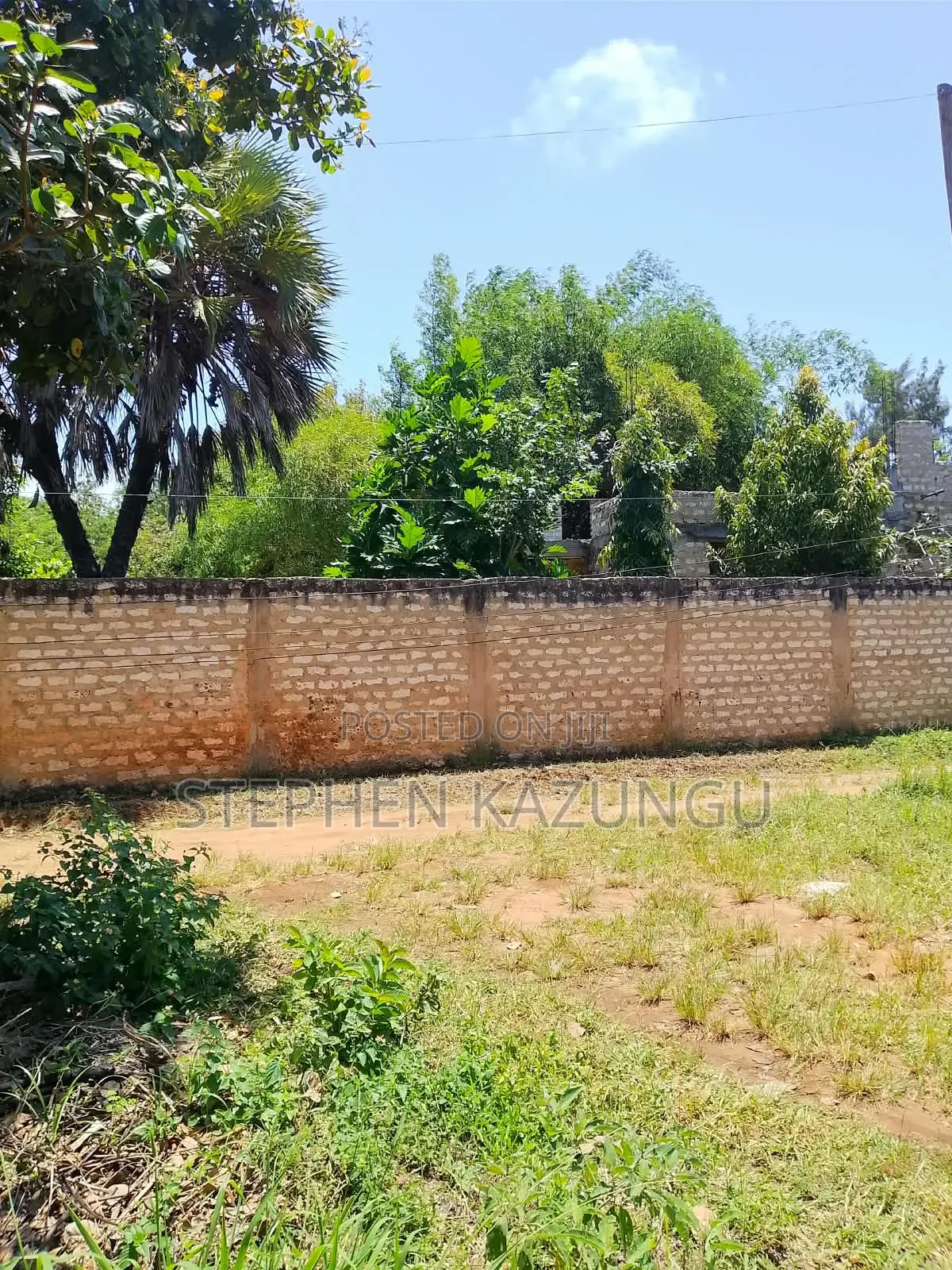 An 1/8 Acre Treasurer at Mvindeni, 500 Metres Direct From Tarmac Road in Diani