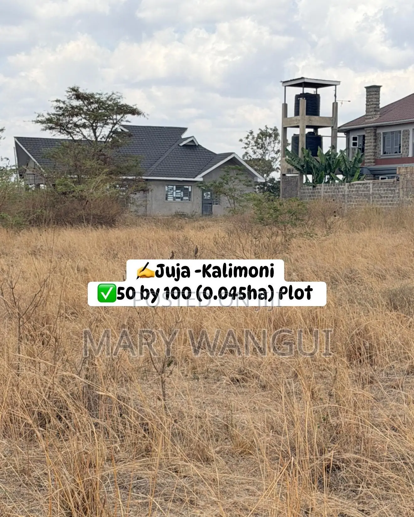 50 by 100 (0.045ha ) Plot Juja -Kalimoni in Kalimoni